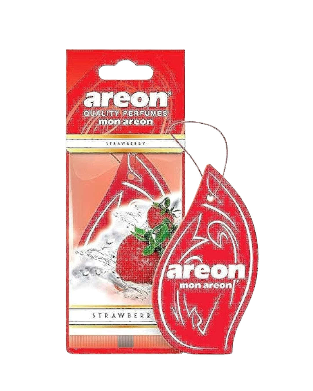 Areon Mon Hanging Car Air Freshener – Strawberry Scent