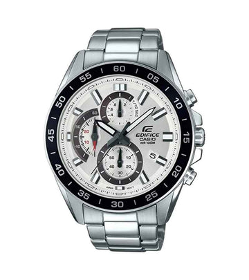CASIO EDIFICE EFV-550D-7AVUDF WHITE ANALOG MEN'S WATCH