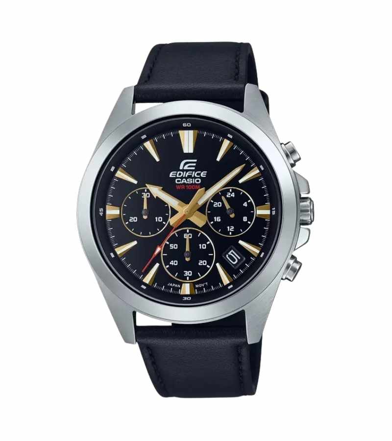 CASIO EDIFICE EFV-630L-1AVUDF STANDARD BLACK DIAL MEN'S WATCH