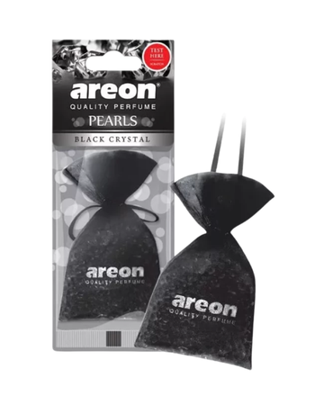 Areon Car Air Freshener – Hanging Pouch, Pearls & Black Crystal