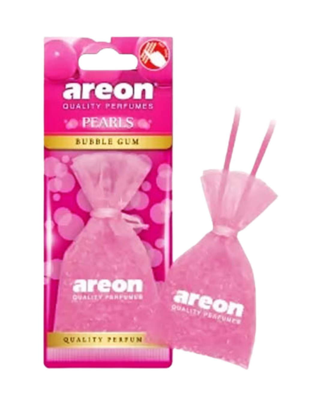 Areon Quality Perfumes Pearls – Bubble Gum Car Air Freshener