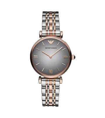 QUARTZ GREY DIAL TWO-TONE AR1725 LADIES WATCH
